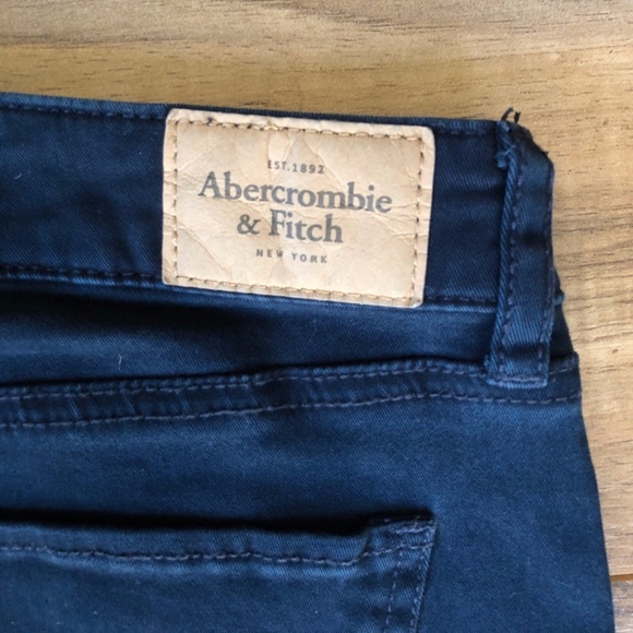 Abercrombie Soft Navy Jeans 25 - Picture 7 of 12